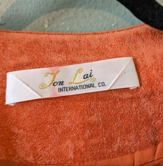 Vintage Military Style Suede  Blazer Jacket Size L - Picture 6 of 6